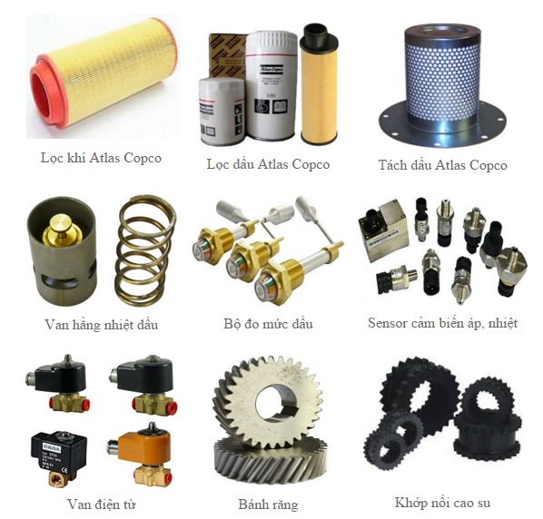 Đặt mua  phụ tùng máy nén khí ở tại bắc ninh 