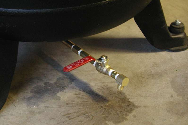 van xả dầu máy nén khí