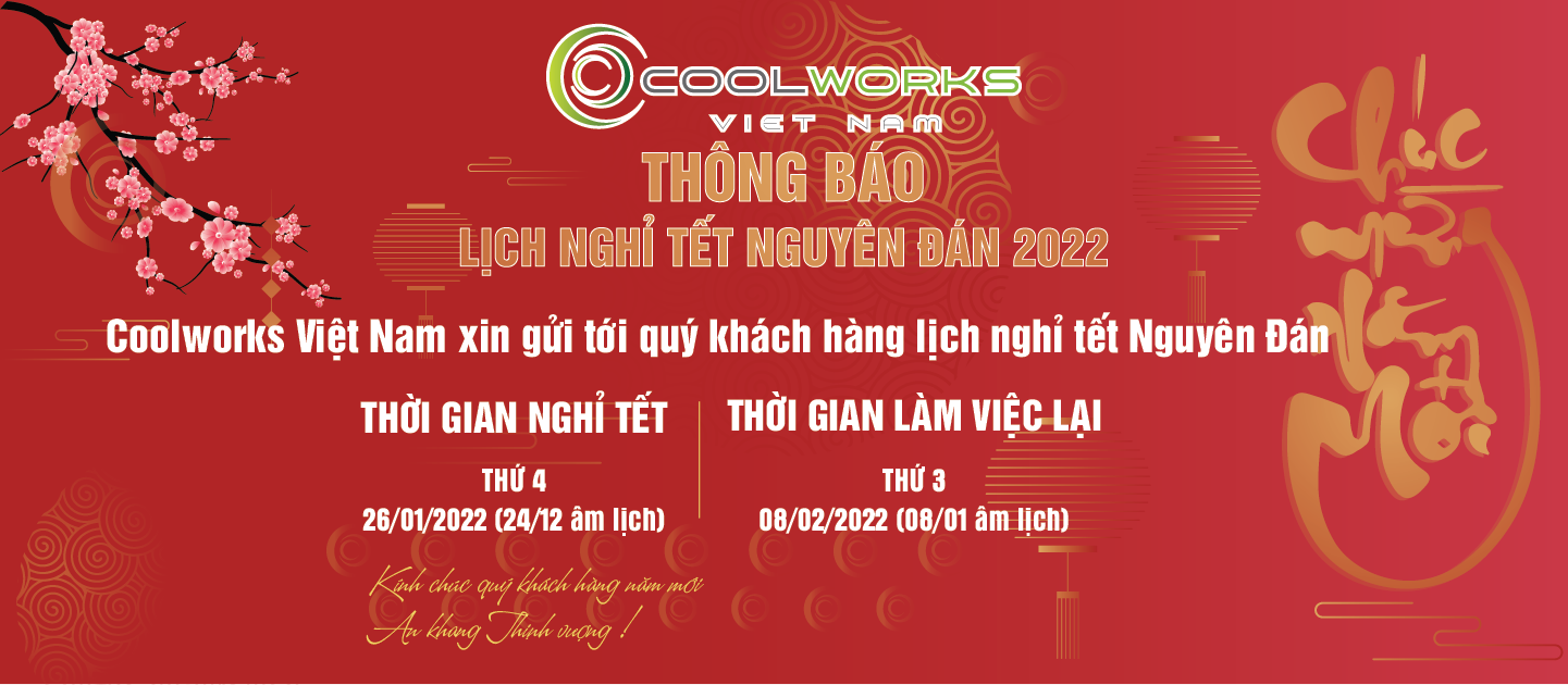 Coolworks Việt Nam thông báo nghỉ tết 2022